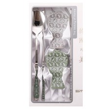 SMF 青瓷白瓷陶瓷餐具2入禮盒組, 1個, 青瓷 + 白瓷, 湯匙 + 筷子 + 筷架