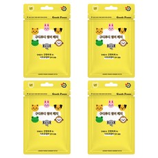 구디푸디 유아용 썸머패치 18p, 동물, 4개