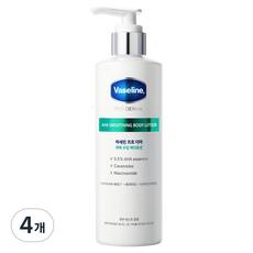바세린 프로 더마 아하 수딩 바디로션, 250ml, 4개