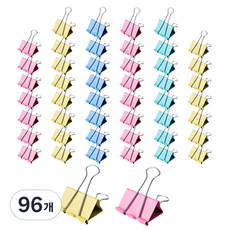 마다꾸미 사무용 바인더 더블클립 랜덤발송, 25mm, 48개입, 2개