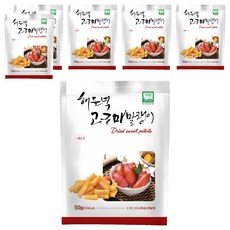 해들녘 고구마 말랭이, 50g, 6개