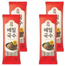 백설 메밀소바, 400g, 4개