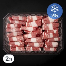 호주산 MAUM 차돌양지 돌돌말이 불고기 샤브샤브용 (냉동), 2개, 800g