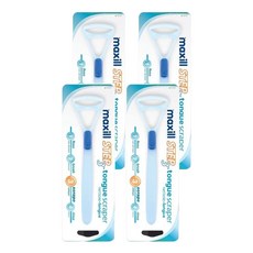 maxill 美適 法式刮舌器，快速清除舌苔，耐溫-20~80度C, 4個