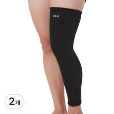 D&M 加長款護膝 896, 黑色, 2個