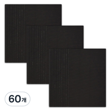 마다꾸미 컬러 골판지, 30 블랙, 60개
