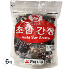 범아뽀빠이 초밥간장 200p, 6개, 1kg