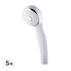 SAMWON COBRA SS蓮蓬頭, 5個, 白色