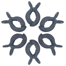 Felis J 嬰兒車掛勾 嬰兒車毯夾 掛夾 6入, 黑色, 1套