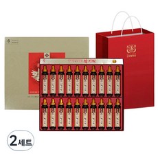 CHUN JAE MIUNG Korea Red Ginseng 頂級活力飲 20入 + 購物袋, 2套