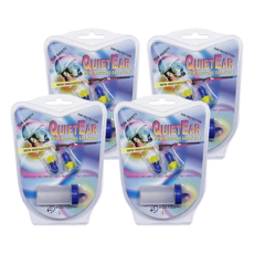 QUIETEAR 以色列進口聲音濾波器耳塞 降低噪音 100%矽膠, 1個, 4個