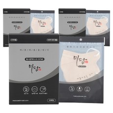 미담마스크 황사방역 칼라핏 새부리형 2D 마스크 대형 KF-94 개별포장, 20개입, 3개, 베이지