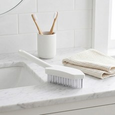 DAILYSHARE 手柄式地板縫隙清潔刷, 白色, 2個