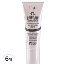 Dr.PAWPAW Vegan Beauty有色色彩多效棒, 閃光潤唇膏, 10ml, 6個