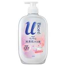 Biore 蜜妮 純素肌沐浴露 玫瑰草與紅茶, 1瓶, 650g