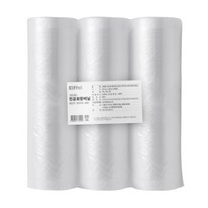 Eiffel 圓形壓花真空包裝袋 20 x 600 cm 3入, 單品, 3個