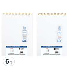 OXFORD Milkyway PP 線圈筆記本 B5 上翻式 80張 橫線, 6個, 單一顏色