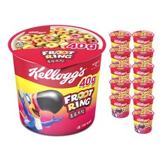 Kellogg's 家樂氏 杯裝香果圈麥片, 40g, 12個