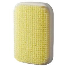 臻林嚴選 超大面積貼牆沐浴第二代搓背刷, 尺寸30*20cm, PP塑料材質+尼龍, Yellow, 1個