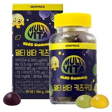 NEWPRICE 兒童綜合維他命Kkumi, 1個, 180g