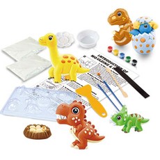 조이키즈 DIY 석고모형 색칠 냉장고자석 만들기세트, 다이노소어, 1세트