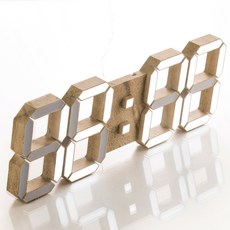 플라이토 3D LED 인테리어 LG 칩셋 습도 측정 벽시계 대리석 시즌3 38cm + 선물용 케이스, 마블 베이지