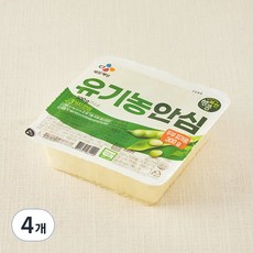 행복한콩 유기농 두부 찌개용, 300g, 4개