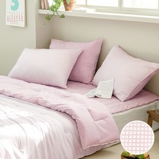 The Zari Creamy Air Washing Momo格紋枕頭套