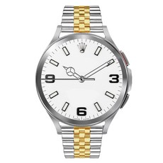 스페이스쉴드 스마트워치 메탈 스틸 밀리네즈루프 쥬빌레 스트랩 시계줄 밴드 42mm, 실버골드