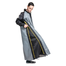 PIOGGIA 義式背包前開雨衣 R2 3XL(171~180cm) 靜默黑