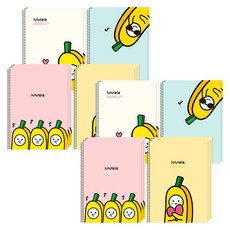 포포팬시 바나나 연습장 노트, 랜덤 발송, 20개
