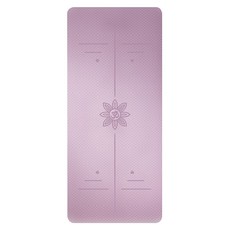 ANTIAN 加厚 防滑運動瑜伽墊, 1個, 淺紫色