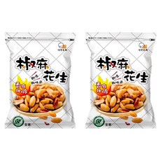 味覺生機 椒麻花生, 濃郁的椒麻香味 頂級大紅袍辣椒及花椒 素食, 160g, 2包