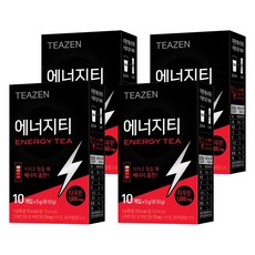 TEAZEN 能量茶，10個入x5g，每包含牛磺酸1,000mg, 50g, 4盒