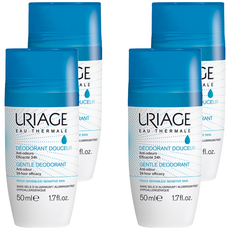 URIAGE 優麗雅 柔舒體香露, 50ml, 4個