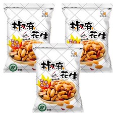 味覺生機 椒麻花生, 濃郁的椒麻香味 頂級大紅袍辣椒及花椒 素食, 160g, 3包