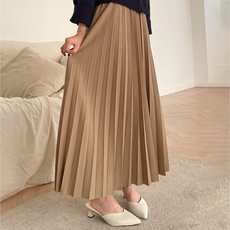 Jalbba Jean 素色休閒百褶長裙