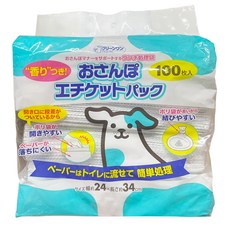 Clean One 散步禮儀 香氛撿便袋 紙袋與塑膠袋結合 雙層可分解, CSC-3643, 100個, 1組