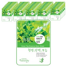 네이처바이 에센스 마스크팩 녹차 23g, 1개입, 180개