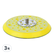 스마토 샌딩패드 5 125mm x 51홀 탈부착식 C6033408, 3개