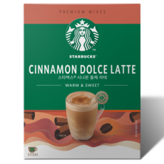 STARBUCKS 星巴克 肉桂煉乳拿鐵即溶咖啡粉, 23.5g, 20包, 1盒