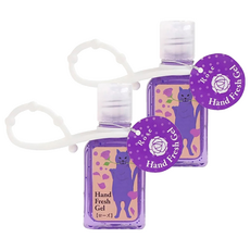 CHARLEY 雪之元 香氛乾洗手凝膠 玫瑰香 30ml 迷你尺寸 附掛環, 2瓶