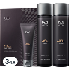Dr.G 男士闇黑調理化妝水 150ml + 乳液 150ml + 潔面乳 70ml 套組, 3套
