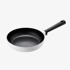 LocknLock 樂扣樂扣 復古玩色IH系列平底鍋 奶油象牙白, 24cm, 1個