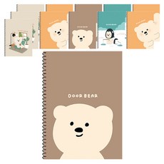 아트모아 영어 스프링 노트 50매, 랜덤발송, 12개