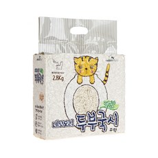 네꼬모리 응고형 두부국시 극세입자 고양이 모래, 2.8kg, 1개, 무향
