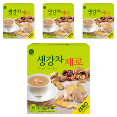 우리차 송원식품 생강차 제로, 15g, 30개입, 4개