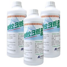 진로발효 바이오 크린콜 살균소독제, 1L, 3개