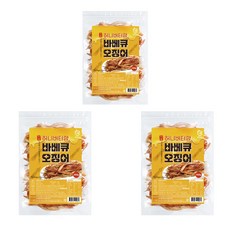 해야미 바베큐 조미오징어 허니버터향, 400g, 3개