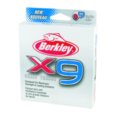 Berkley 貝克力 X9 九股編織PE線 X9B33010-22, 自然綠, 1捲
